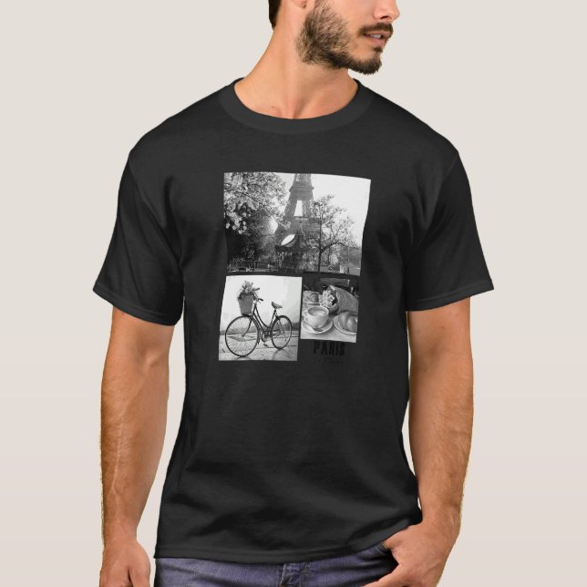 Paris I Liebe Paris Eiffel Tower Frankreich T-Shirt (Vorderseite)