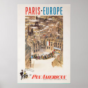 Paris Illustration Europe Art France Impression Pa