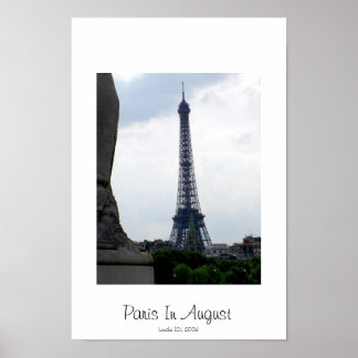 Paris im August Poster