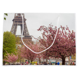 Paris im Frühjahr Geschenktasche Große Geschenktüte