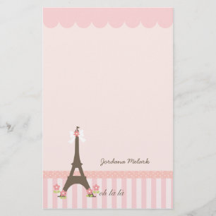 Paris im Frühjahr Girly Briefpapier