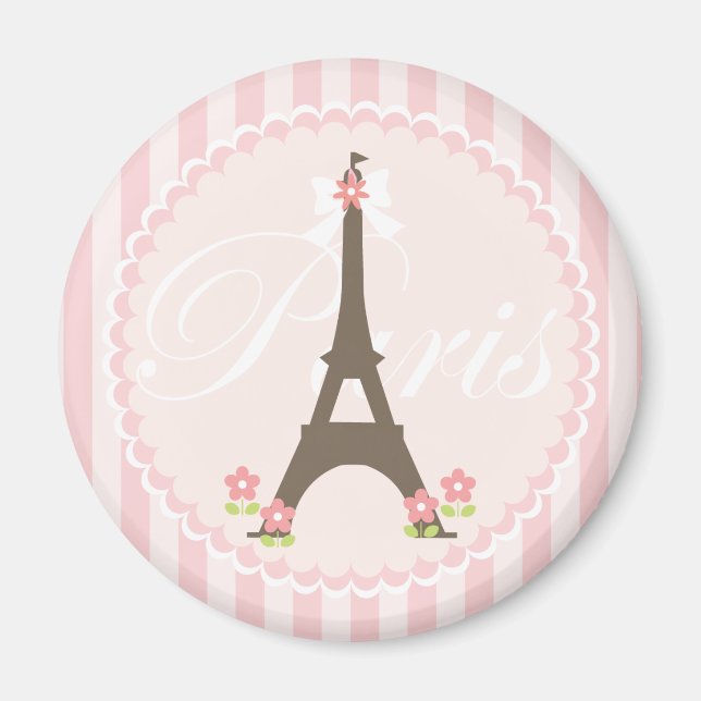 Paris im Frühjahr Girly Magnet (Vorne)