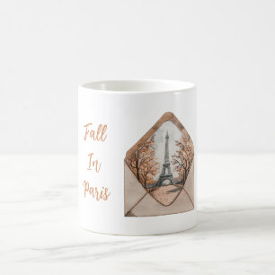 Paris im Herbst Eiffelturm Umschlag Kaffeetasse