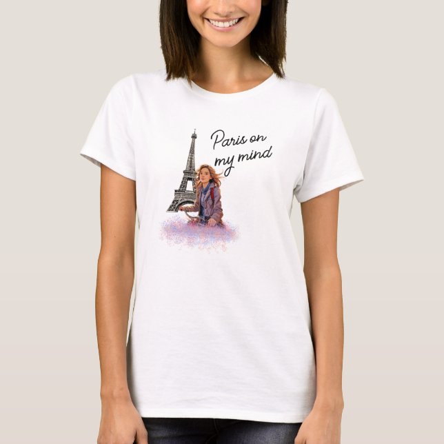 Paris im Kopf T-Shirt (Vorderseite)