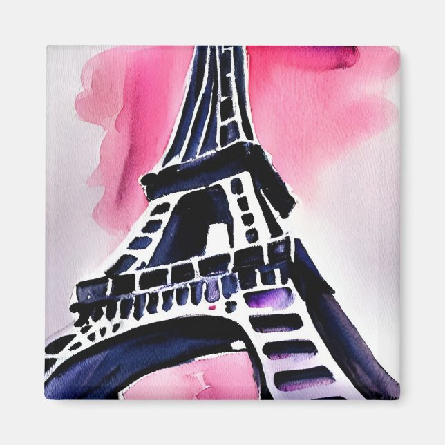 Paris im Regenmagneten Magnet (Vorne)