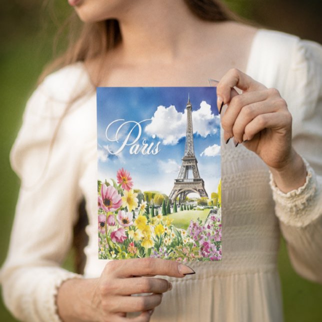 Paris in Bloom Postkarte (Von Creator hochgeladen)