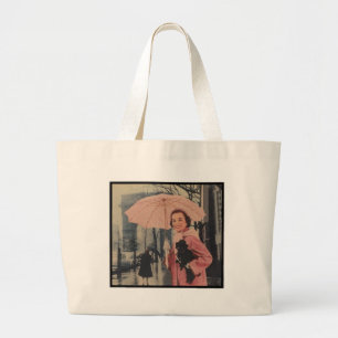 Paris in der Frühlings-Tasche Jumbo Stoffbeutel