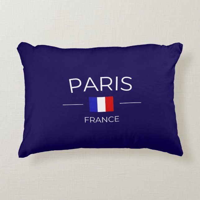 Paris in Frankreich Dekokissen (Vorderseite)
