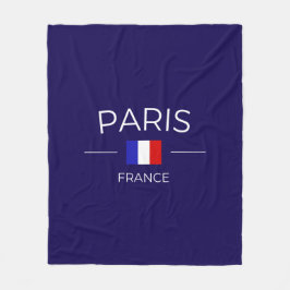 Paris in Frankreich Fleecedecke