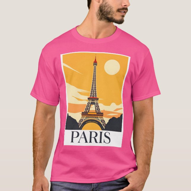 Paris in meinem Kopf T-Shirt (Vorderseite)
