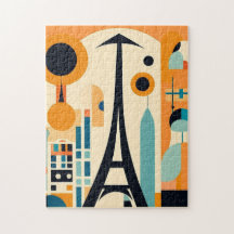 Paris Inspiriert Mittelalter Moderne Kunst: Abstra