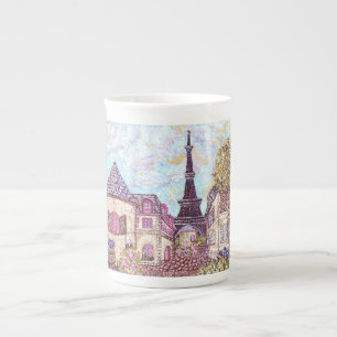 Paris Inspirierter Pointillismus Knochenerkrankung Prozellantasse