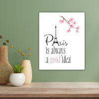Paris ist immer ein gutes Ideenposter