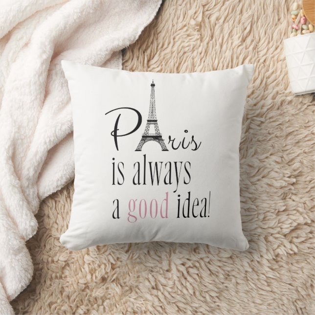 Paris ist immer eine gute Idee Kissen (Decke)