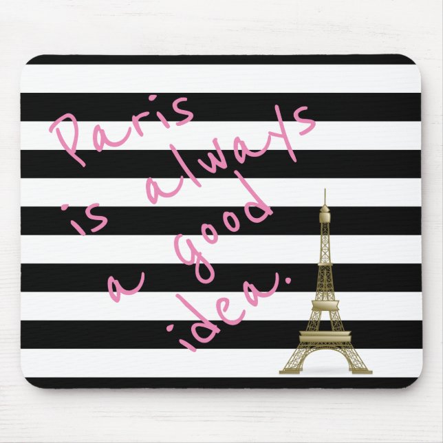 Paris ist immer eine gute Idee Mousepad (Vorne)