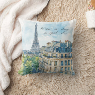 Paris ist immer eine gute Idee Reisepass Kissen
