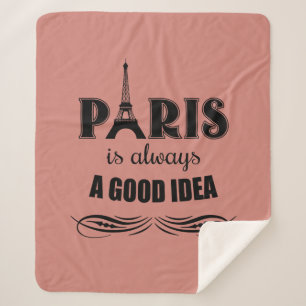Paris ist immer eine gute Idee Sherpadecke