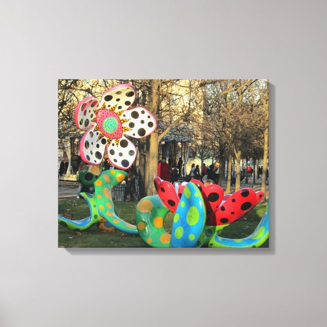 Paris - Jardin de Tuilleries Leinwanddruck (Vorderseite)