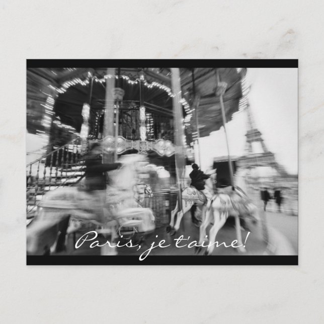 Paris, je t'aime ! Carte postale (Devant)