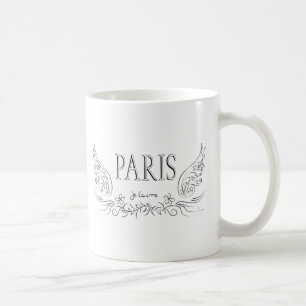 PARIS Je t'aime (ich liebe dich) Kaffeetasse