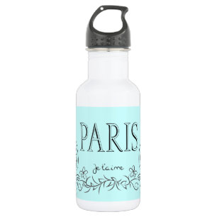 PARIS Je t'aime (in Liebe du) Trinkflasche