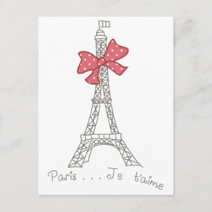 Paris... Je t'aime Postkarte