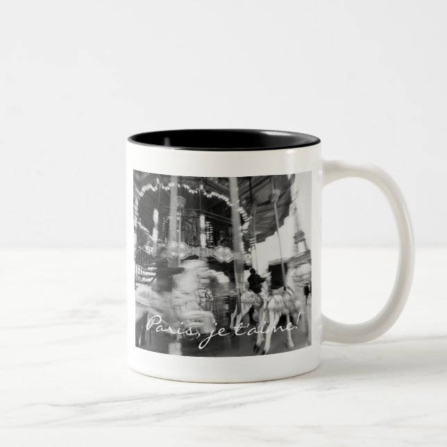 Paris, je t'aime! zweifarbige tasse (Rechts)