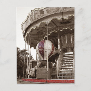 Paris Karussell Postkarte