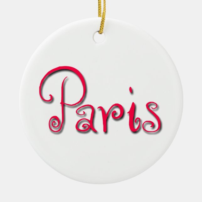 Paris Keramikornament (Vorne)