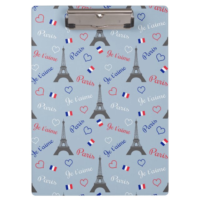 Paris Klemmbrett (Vorderseite)