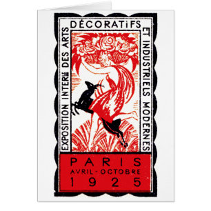 Paris-Kunst-Deko-Plakat 1925