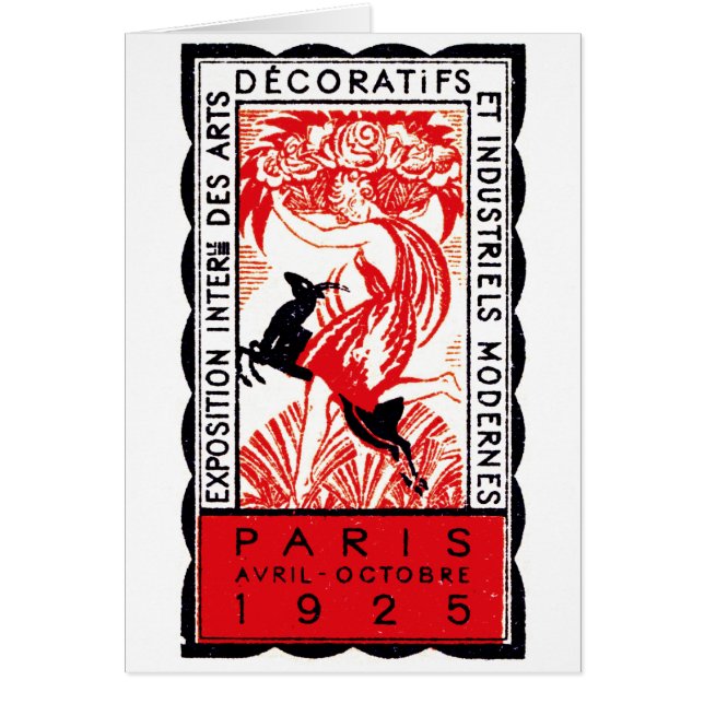 Paris-Kunst-Deko-Plakat 1925 (Vorne)