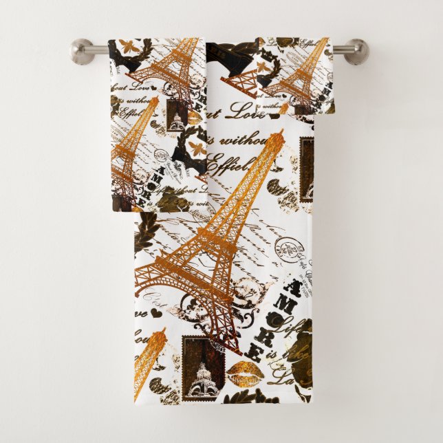 Paris: La Tour Eiffel Badhandtuch Set (Insitu)