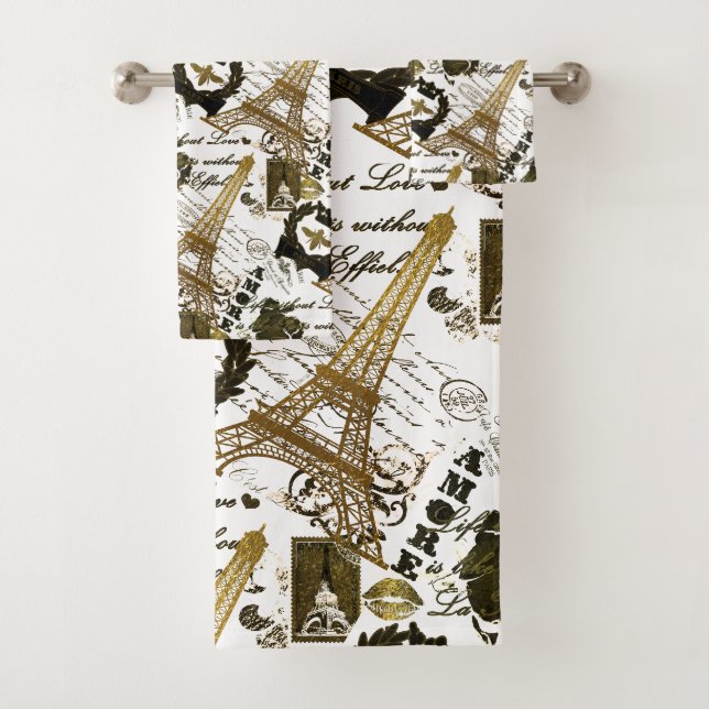 Paris: La Tour Eiffel Badhandtuch Set (Insitu)