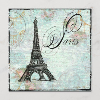 Paris La Tour Eiffel Eiffelturm Einladung