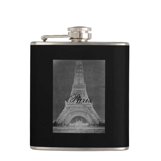 Paris – La Tour Eiffel pastel Eifelturm Flachmann (Vorderseite)
