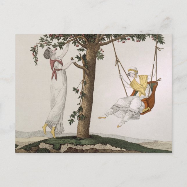 Paris Ladys at Montmorency, Teller 41 von 'Le Postkarte (Vorderseite)
