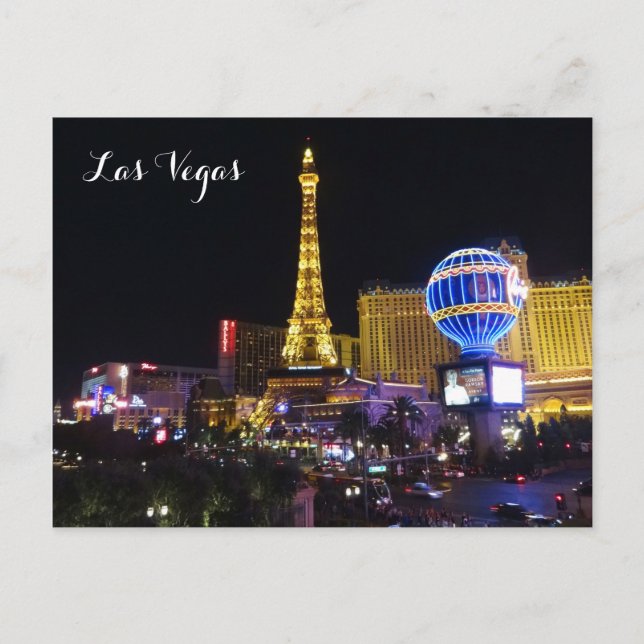 Paris Las Vegas Hotel & Casino #3 Carte postale (Devant)