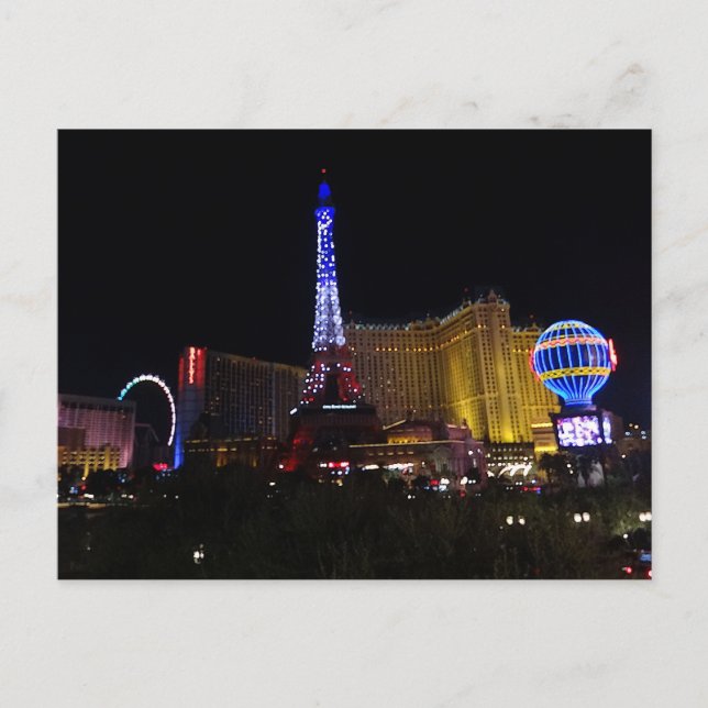 Paris Las Vegas Hotel & Casino #6 Carte postale (Devant)