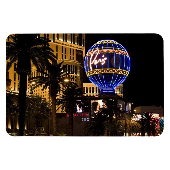 Paris Las Vegas Nights Magnet flexible #1 (Horizontal)