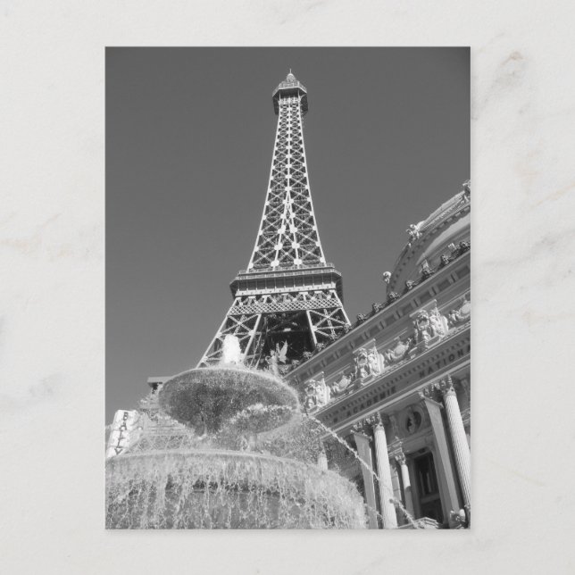 Paris, Las Vegas Postkarte (Vorderseite)