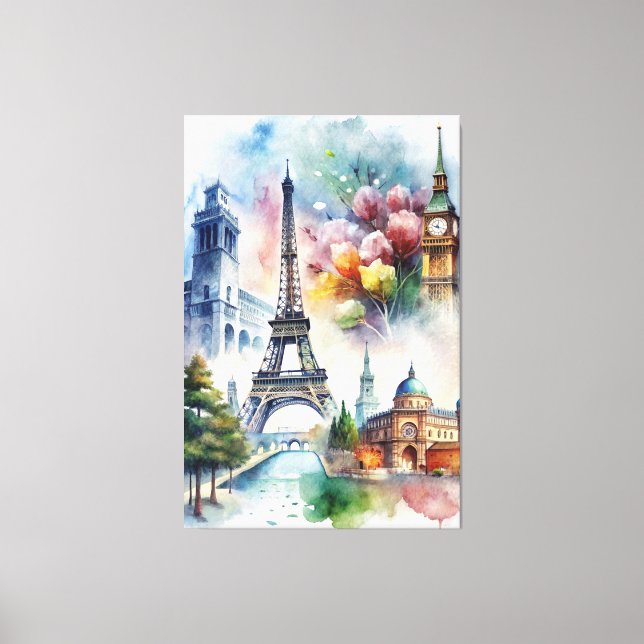 Paris Leinwanddruck (Vorderseite)