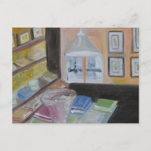 Paris Library Postkarte
