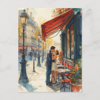 Paris Liebe Postkarte