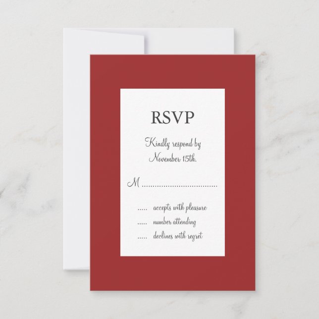 Paris Lights UAWG RSVP Karte (Vorderseite)