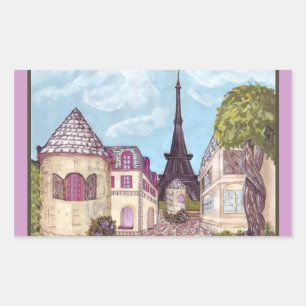 Paris like Landscape with Eiffel Tower Aufkleber