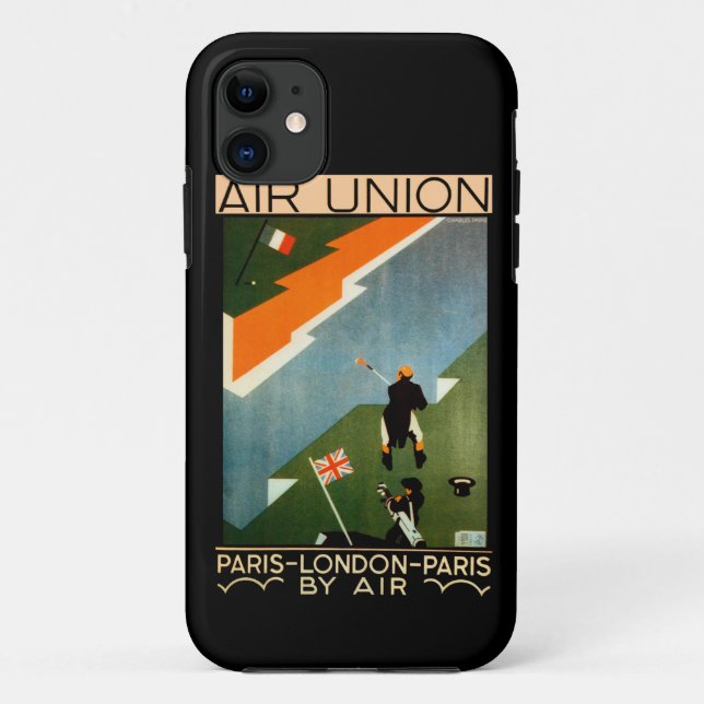 Paris - London - Paris durch Air Case-Mate iPhone Hülle (Rückseite)
