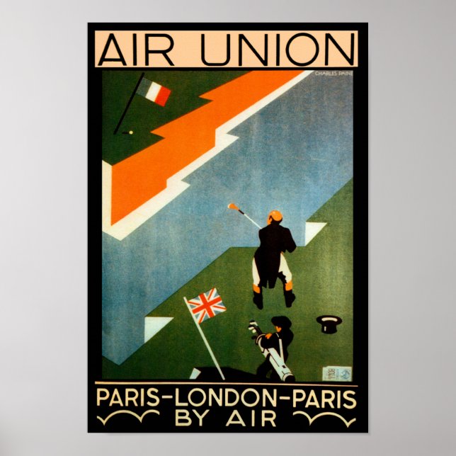 Paris - London - Paris durch Air Poster (Vorne)