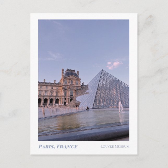 Paris, Louvre Museum | Reisen Postkarte (Vorderseite)