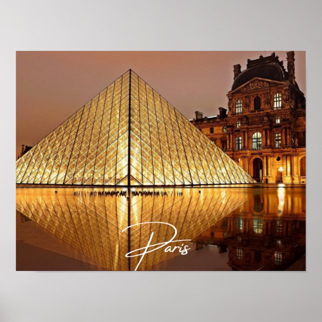 Paris Louvre (Paris) Poster (Vorne)